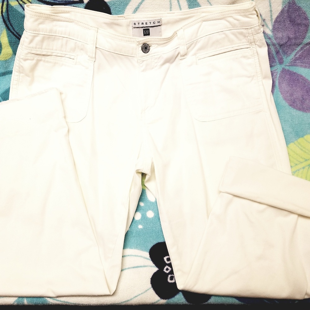 White cotton pants